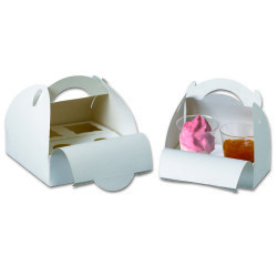 Boîte à verrines avec poignée - Lot de 50