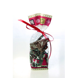 Sachet à confiseries Père Noël 22 x 10 cm - Lot de 100