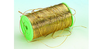 Bobine de fil d'or 250 m