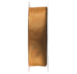 Bobine de ruban uni laitonné 25 m