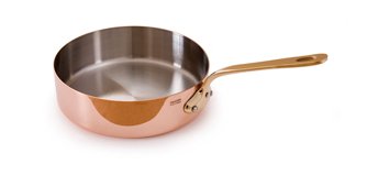 Plat à sauter à queue cuivre Elégance