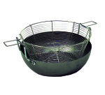 Panier pour bassine à friture bombée acier