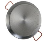 Plat à paëlla acier poli