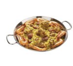 Plat à paëlla inox