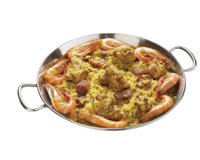 Plat à paëlla inox