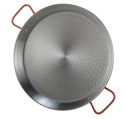 Plat à paëlla acier poli