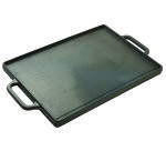 Plancha-grill réversible fonte L 50 x l 35 cm