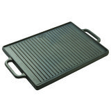 Plancha-grill réversible fonte L 50 x l 35 cm