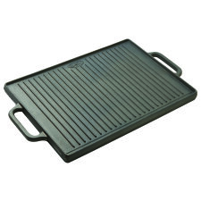 Plancha-grill réversible fonte L 50 x l 35 cm