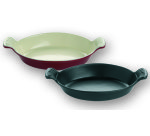 Plat ovale fonte émaillée Chasseur