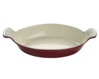 Plat ovale fonte émaillée Chasseur