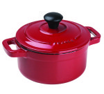 Cocotte ronde avec couvercle fonte émaillée Chasseur