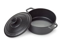 Cocotte ronde avec couvercle fonte émaillée Chasseur