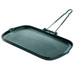 Grill rectangulaire fonte émaillée L 37,5 x l 22,5 cm