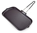 Grill rectangulaire fonte émaillée L 37,5 x l 22,5 cm