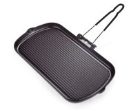Grill rectangulaire fonte émaillée L 37,5 x l 22,5 cm