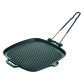 Grill carré fonte émaillée L 25,5 x l 25,5 cm