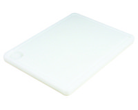 Planche à découper avec rigole polyéthylène L 40 x l 30 cm