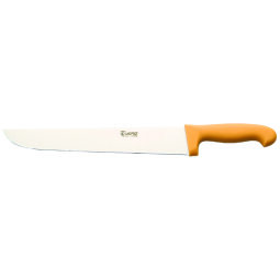 Couteau de boucher "Ecoline" manche jaune 31,5 cm