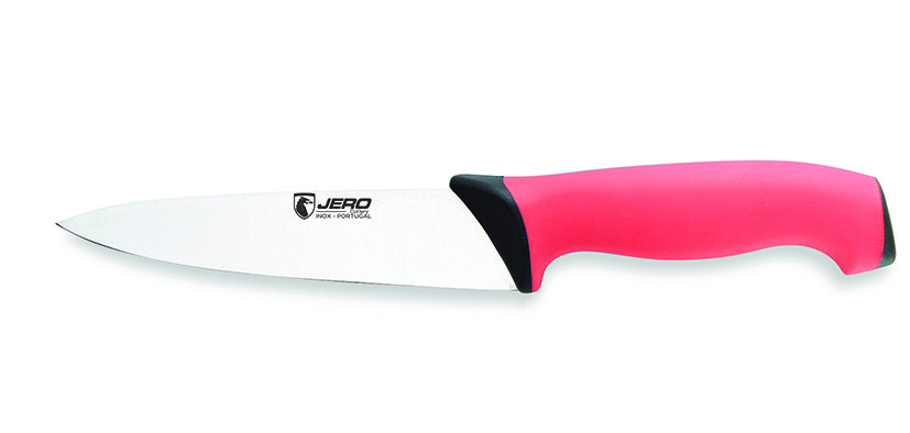 Couteau à saigner "Ecoline" manche rouge 14 cm