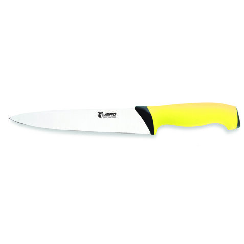 Couteau de cuisine "Ecoline" manche jaune