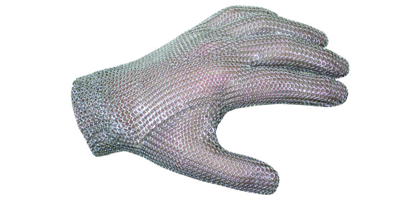 Gant cotte de maille main gauche