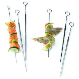 Brochettes Inox extra forte 21,5 cm - Lot de 3