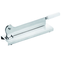 Coupe-pain socle inox 35 cm