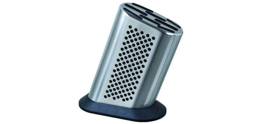 Bloc porte-couteaux compact inox