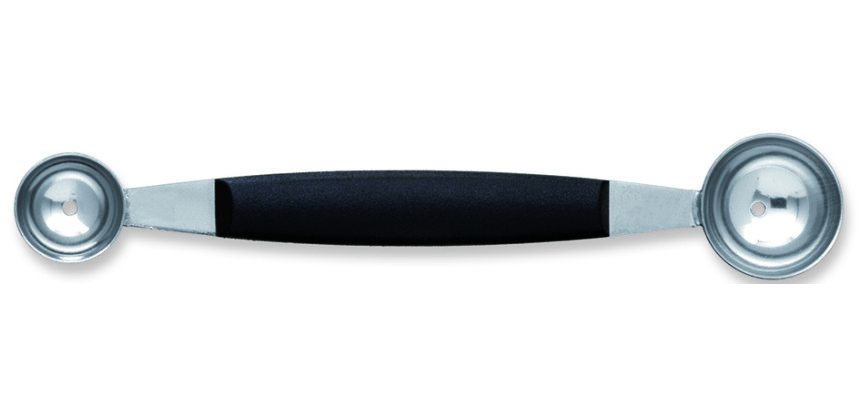 Cuillère parisienne ronde double Ø 2,2/3 cm