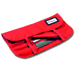 Trousse à couteaux rouge 7 poches