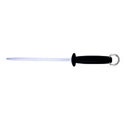 Fusil de cuisine mèche chrome dur ronde 25 cm