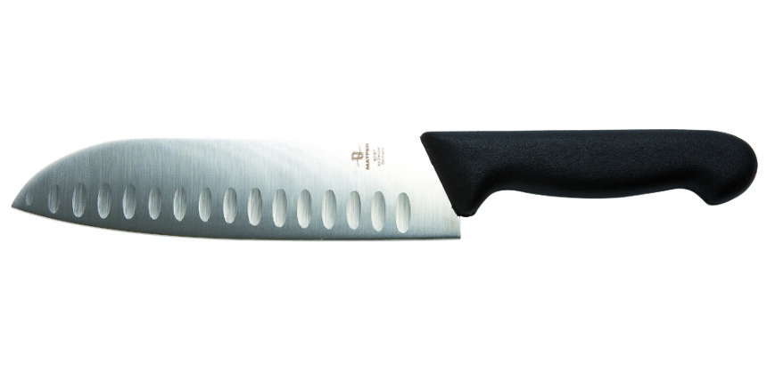 Couteau "Santoku" Giesser 18 cm noir