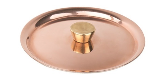 Couvercle pour casserolette cuivre Elégance Ø 9 cm