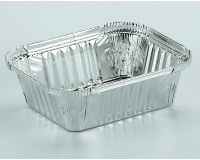 Barquette aluminium à bord vertical - Lot de 1000