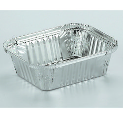 Barquette aluminium à bord vertical - Lot de 1000