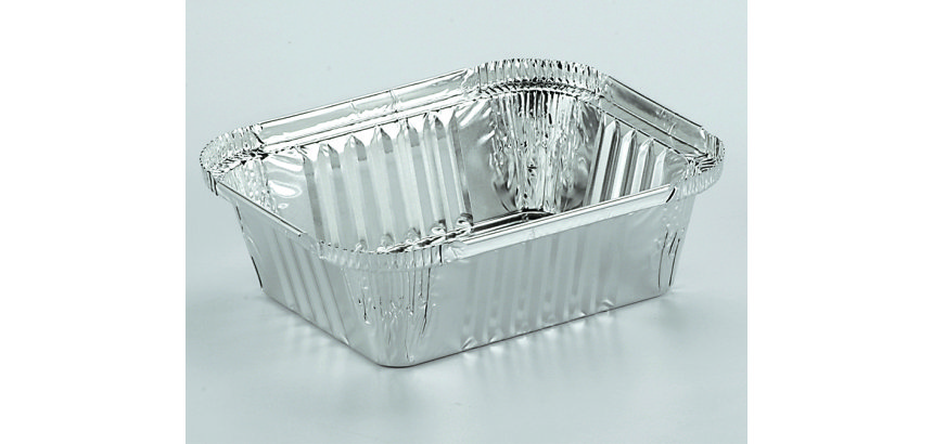 Barquette aluminium à bord vertical - Lot de 1000