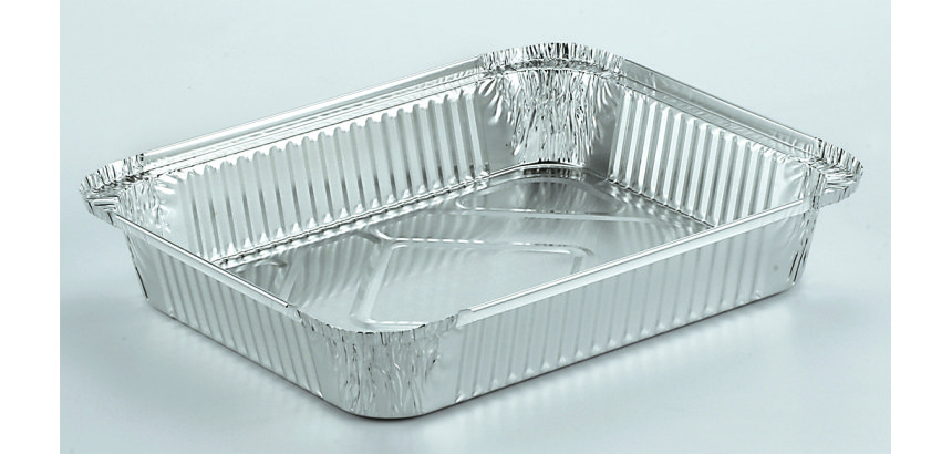 Plat aluminium à bord vertical - Lot de 400