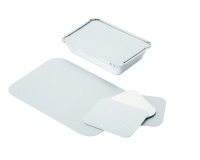 Couvercle carton pour plat et barquette à bord vertical