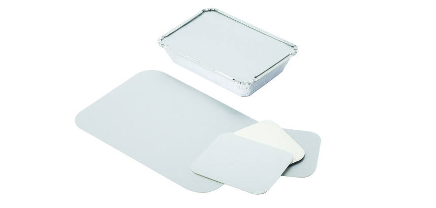 Couvercle carton pour plat et barquette à bord vertical