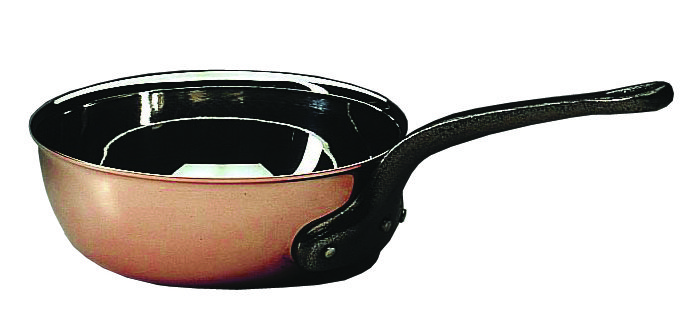 Sauteuse évasée cuivre Alliance