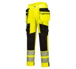 Portwest DX442 DX4 High-Visibility Pants with Detachable Holster Pockets