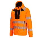 Portwest DX477 Sweat zippé à col cheminée DX4 Hi-Vis
