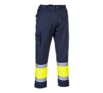 Portwest E049 Pantalón bicolor de alta visibilidad clase 1 Contrast Service