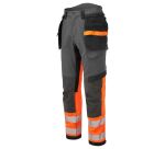 Portwest EV442 EV4 High-Visibility Stretch Trousers Class 1 with Detachable Holster Pockets