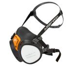 Portwest P440 A2P3 Demi-masque prêt à l'emploi Noir