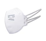 Portwest P350 FFP2 Dolomiet Fold Flat filtrerend ademlucht masker Blanc