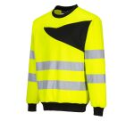 Portwest PW277 Hochsichtbarkeits-Sweatshirt mit Rundhalsausschnitt PW2