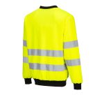 Portwest PW277 Hochsichtbarkeits-Sweatshirt mit Rundhalsausschnitt PW2