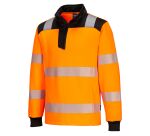 Portwest PW326 PW3 Hi-Vis Sweatshirt met 1/4 rits